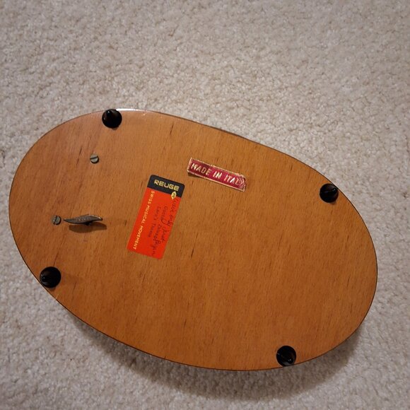 Vintage Reuge Music Box Inlaid Wood "We've Only Just Begun" - Picture 11 of 13